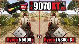 Ryzen 5 5600x VS Ryzen 7 5800x3d | RX 9070 XT 16GB | 8 Games in 1440p