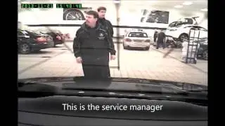 Bristol Mercedes Sytner reverse customer's luxury car into trolley