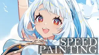 【イラストメイキング】原神/Genshin Impact-ムアラニ【Speed Painting】