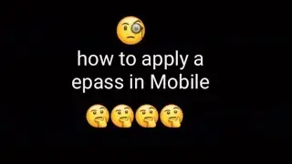 How to apply a epass in Mobile