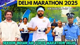 Sekhon Indian Air Force Marathon Delhi 2025 | Delhi Marathon 2025 | Indian Air force Marathon 2025