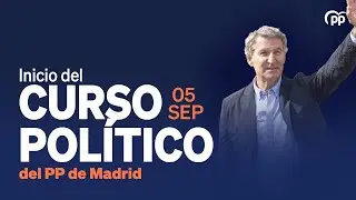 Feij&oacute;o y Ayuso intervienen en el inicio del curso pol&iacute;tico del PP de Madrid