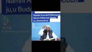 Namni Rabbiin Olhin taane je,e Maali?????
