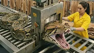 Inside the Python Meat Processing Factory  From Regulated Slaughter to Frozen Packaging