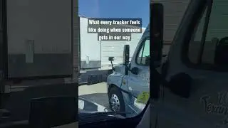 Every Truckers Worst Nightmare😳 #trucking #trucker #roadrage #semi