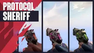 Protocol 781-A Sheriff Skin Showcase - Valorant Protocol 781-A Skins