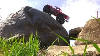 RC ADVENTURES - HUGE Backyard Crawler Course - Ford F150 Raptor Vaterra Ascender 4x4 Trail Truck