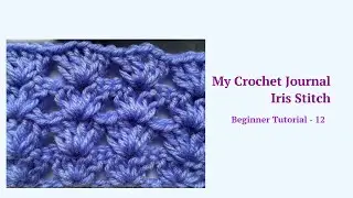 My crochet journal - Iris Stitch Beginner Tutorial  -12