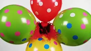 &ldquo;Color Explosion! Polka Dot Balloons Popping Satisfying ASMR 💧&rdquo;