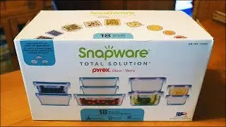 Контейнеры Snapware Pyrex Распаковка (Made in USA) 2017