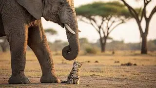 This heroic elephant will warm your heart! He helped rescue a cat but had to ask for help
