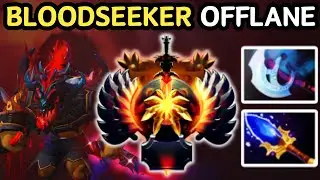 🔥 BLOODSEEKER OFFLANE | BLOOD HUNTER ?! 🔥 DOTA 2 OFFLANE