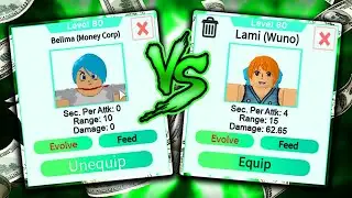 Level 80 Bulma vs Level 80 Nami in All Star Tower Defense
