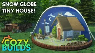 Snow Globe Tiny House 🔮🏠🤏  Only Cottage Living, NoCC! &bull; The Sims 4 Stop Motion Build
