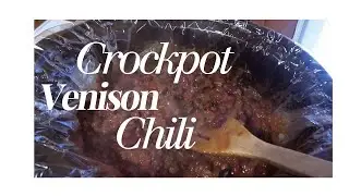 Crockpot Venison Chili