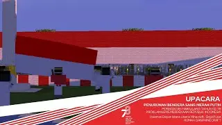 LIVE PREMIERE | UPACARA PENURUNAN BENDERA SANG MERAH PUTIH HUT KE-78 RI DI ISTANA MINECRAFT INA