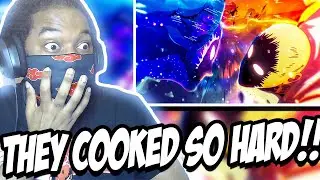 COSMIC GAROU VS SAITAMA FULL FIGHT | MANGA ANIMATION REACTION!!