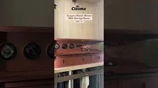 Closma 2 Layers Watch Winder With Storage Boxes | Closma  #closma #interiordesign