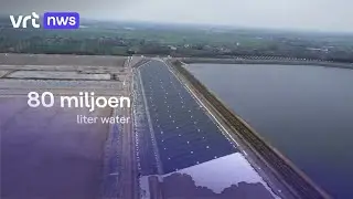 Renovatiewerken aan waterspaarbekken in Kluizen verlopen vlot