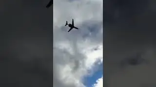 Embraer Phenom 300 D-CMXM landing Farnborough