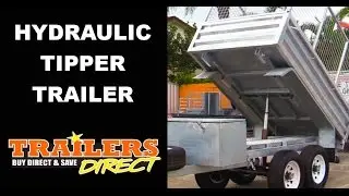 Hydraulic Tipper Trailer: 2900 Kg Dual Axle Ph 1300 866 869