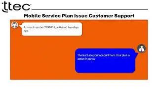 TTEC Chat Support Assessment Mobile Service Plan Issue #ttech #interview #chats  #simulator
