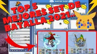 🔴TOP 5 MEJORES SET DE BATALLA 2021 | Dragonbound | 🔥Le Gana al Set PIKACHU🔥