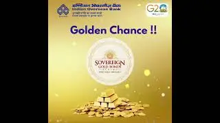 IOB - SOVEREIGN GOLD BOND #iob #indianoverseasbank #dfs #rbi #goldbond