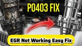 How to Fix P0403 in Toyota Vitz | EGR Valve Function, Cleaning & Testing