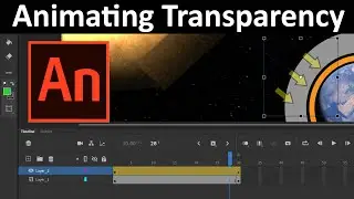Animating Transparency | how to change the transparency of a moving object on adobe animate