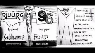 Faction ... Moonlight Club London 23rd August 1982 (Punk Anarcho 96 Tapes Bluurg)