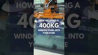 Sapphire Windows: 400kg Window Panel Installation