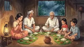 Rainy Night Kerala Village Appam & Spicy Black Curry Recipe.....