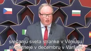 Hans Van Baalen, predsednik ALDE, 2. kongres Zavezni&scaron;tva AB