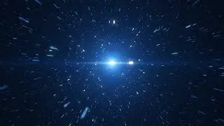 Blue Particles Background Motion Graphics