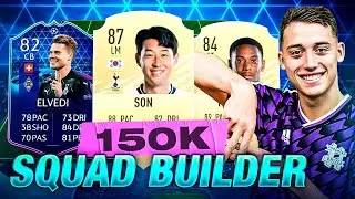 INSANE 150K PRO FIFA PLAYER SQUAD BUILDER! FIFA 21 ULTIMATE TEAM - BEST META TEAM FOR FUT CHAMPS!!