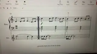Making a song in Noteflight - Day 14
