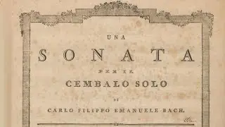 C.P.E. Bach - Keyboard sonata in C minor (Wq. 60 / H. 209) w/ sheet music