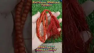 natural marjan tasbih