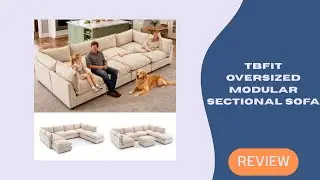 Tbfit Oversized Modular Sectional Sofa Review &ndash; 8-Seater Cloud Couch