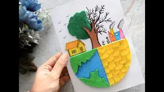World environment day card | World environment day craft ideas | World environment day greeting card