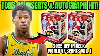 THIS BOX WAS LOADED&hellip; Inserts Everywhere + BIG AUTOGRAPH HIT! 2025 Upper Deck World of Sports Vol. 1 