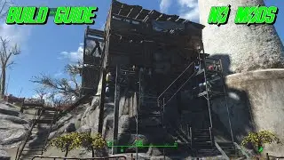 Cliff edge house - part 2 of 3 finishing construction - FALLOUT 4 (no mods)