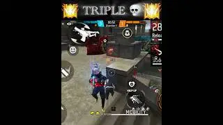 Close Range Chaos | CS Ranked Triple Kill 😱 #freefire #csranked #triplekill #ffclutch #headshot