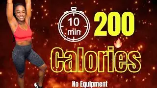 Beginner Cardio Burn 🔥 | Burn 200 Calories Fast At Home | Simple Easy Moves