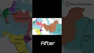 Greek Empire Before vs After 001 #shorts