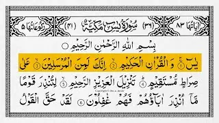 Surah Yasin (Yaseen) Full With Arabic Text | Sheikh Alaa Aql | Ep - 045 #surahyaseen