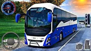 New Luxury Coach Bus Driving Simulator 2026 😱 | Realistic Mountain Roads | Android Gameplay