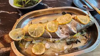 Grilled Yellow Croaker with Lemon 柠檬烤黄花鱼