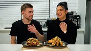 Corn Ribs Recipe Ft. My Fianc&eacute;e | Air Fryer Vs. Baked